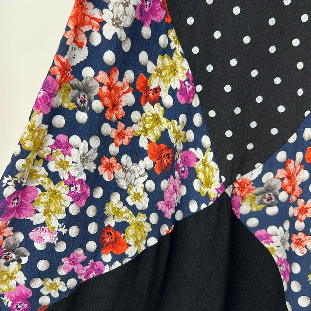 MAEVE ANTHROPOLOGIE | Floral and Polka Dot Women's Skirt - Picture 8 of 11